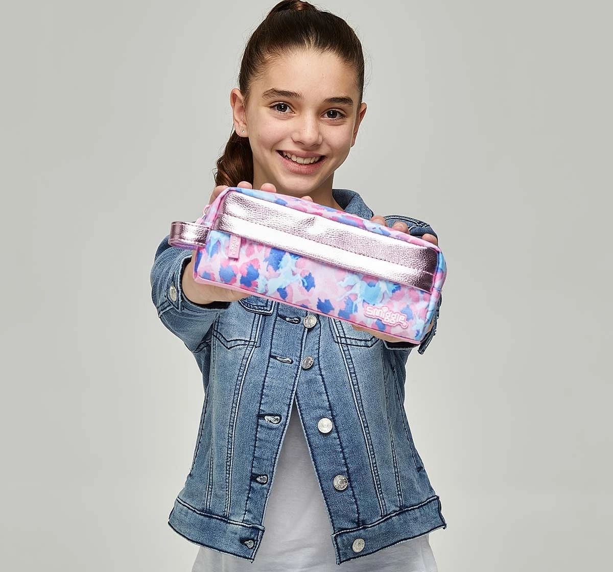 Smiggle Mirage Collection Pencil Case Pop Out Pink 4Y+