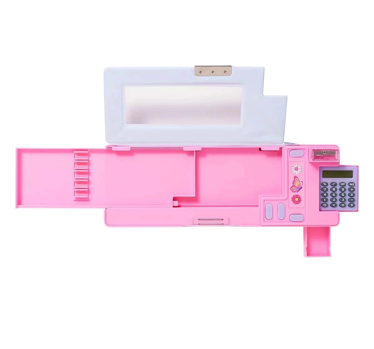 Smiggle Hey There Collection Pencil Case Pop Out Pink, 4Y+