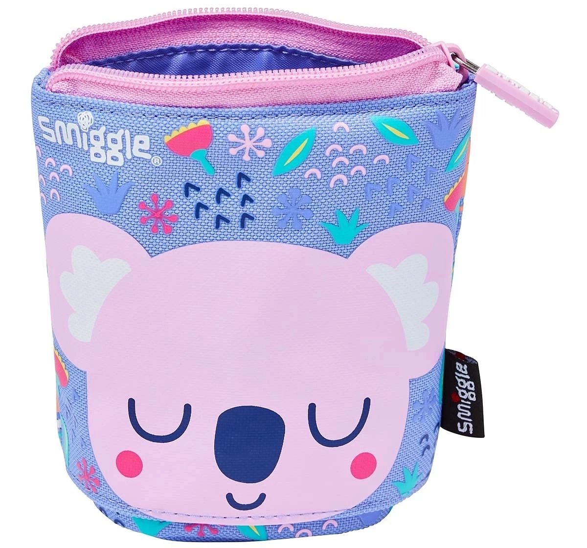 Smiggle Animalia Collection Pencil Pouch Stand Lilac, 4Y+