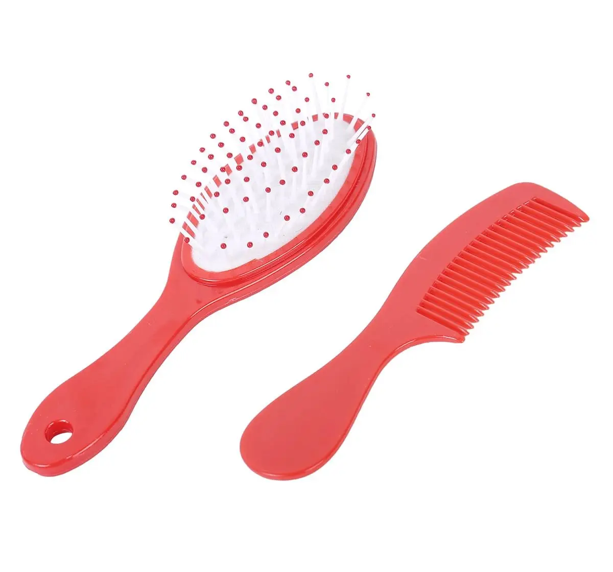 Minnie Mouse Hair Brush With Comb by Li'l Diva For Girls 3 Years And Above, Red