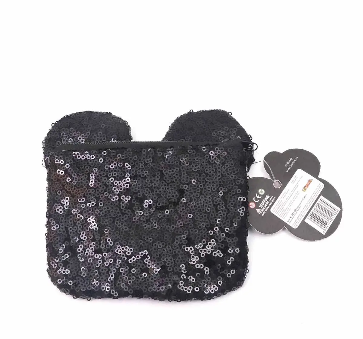 Minnie Mouse Sequin Classy & Stylish by Li'l Diva Pack Of 2 Purse For Girls 3 Years And Above, Black & Red