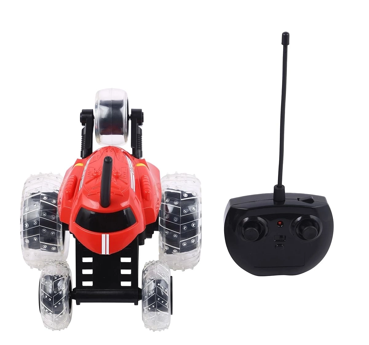 Sharper Image Remote Control Monster Spinning Car Red