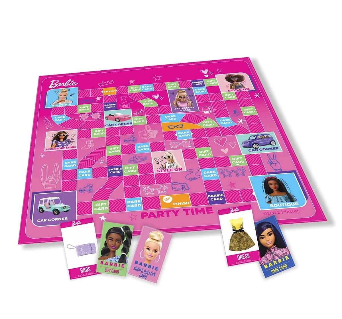 Dress It Up by Barbie Board Game for Kids Age 7 Years +, 2-4 Players, Multicolour