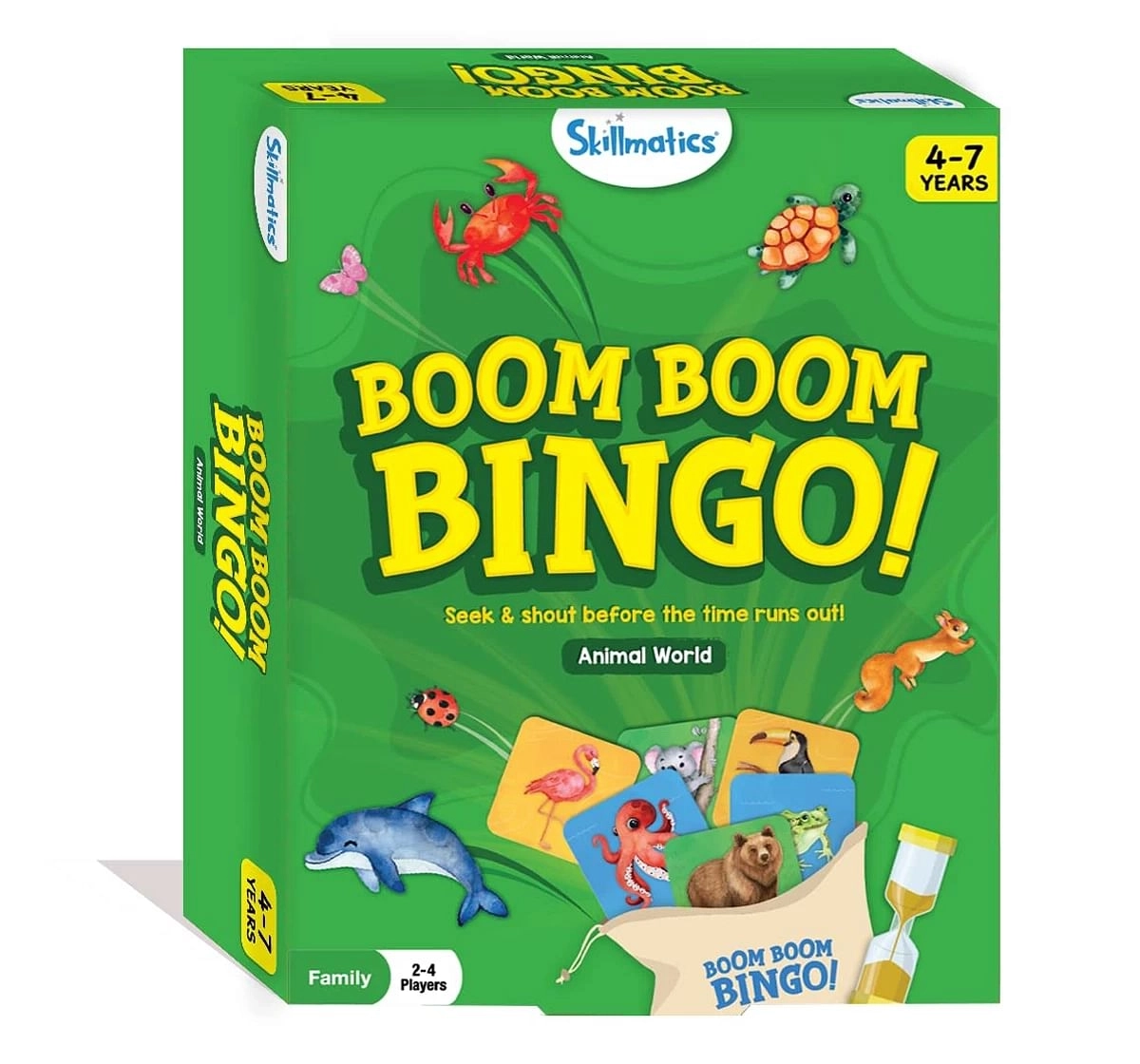 Skillmatics Boom Boom Bingo Animal World Multicolor 4Y+