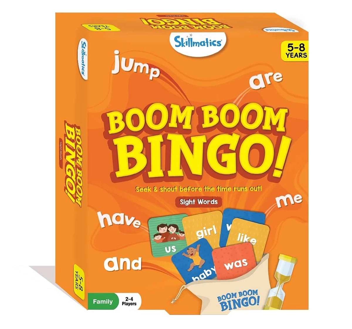 Skillmatics Boom Boom Bingo Sight Words Multicolor 4Y+