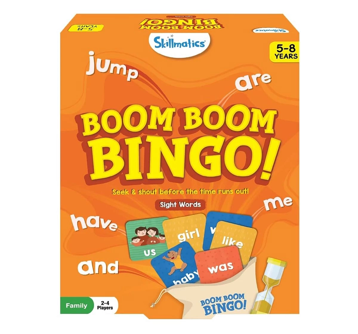 Skillmatics Boom Boom Bingo Sight Words Multicolor 4Y+
