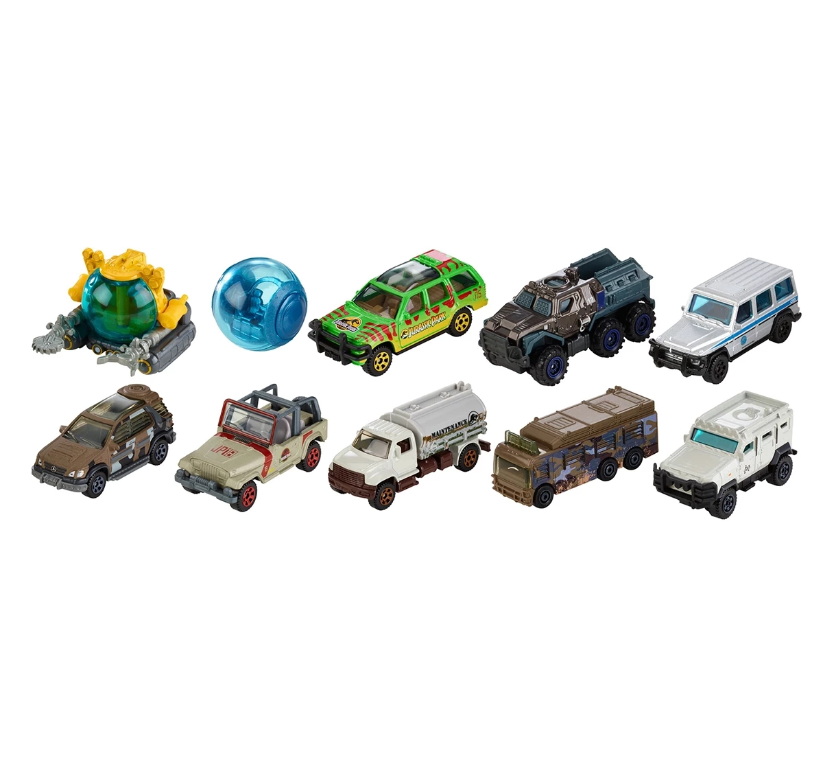 Matchbox Jurassic World 1:64 Die Cast Vehicles, 3Y+, Multicolour