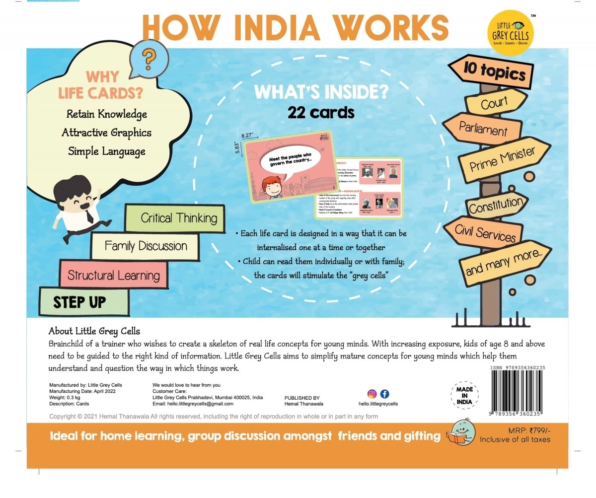 Little Grey Cells How India Works Multicolor 7Y+