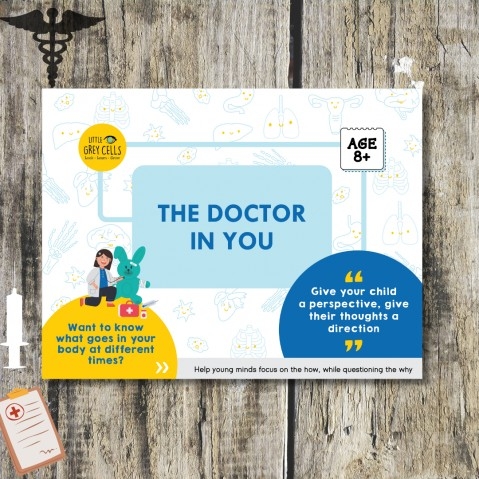Little Grey Cells The Doctor In You Multicolor 7Y+