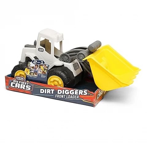 MGA My First Cars Dirt Diggers Front Loaders, 2 in 1, Multicolour, 3Y+