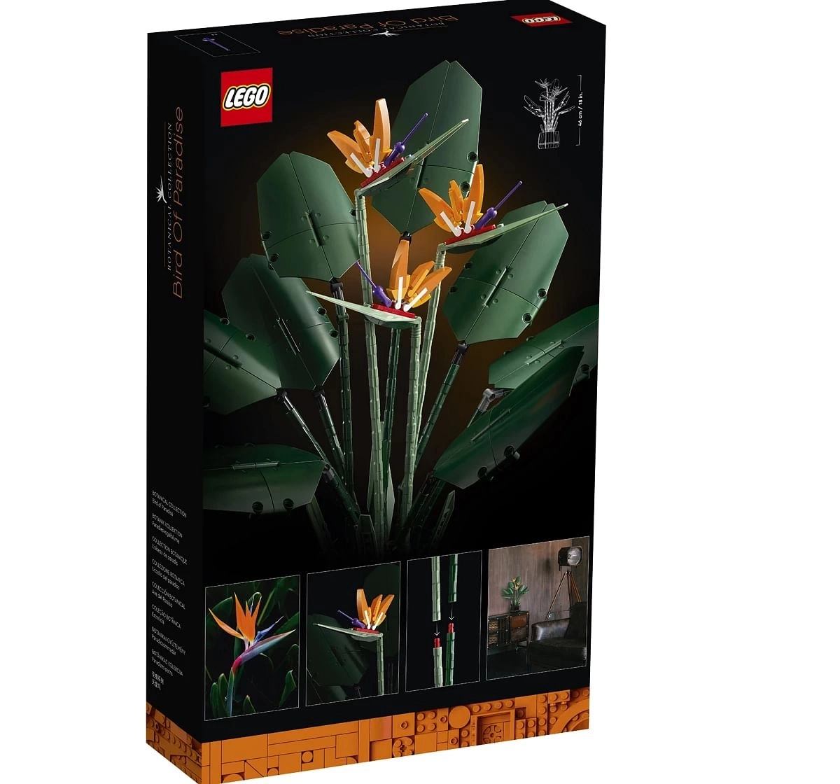 Bird of Paradise Building Kit by Lego Centrepiece for Home or Office (1,173 Pieces)