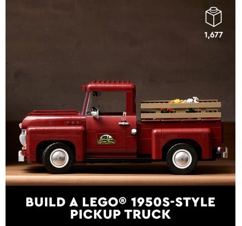 Pickup Truck Building Set by LEGO for Adults (1677 Pieces)