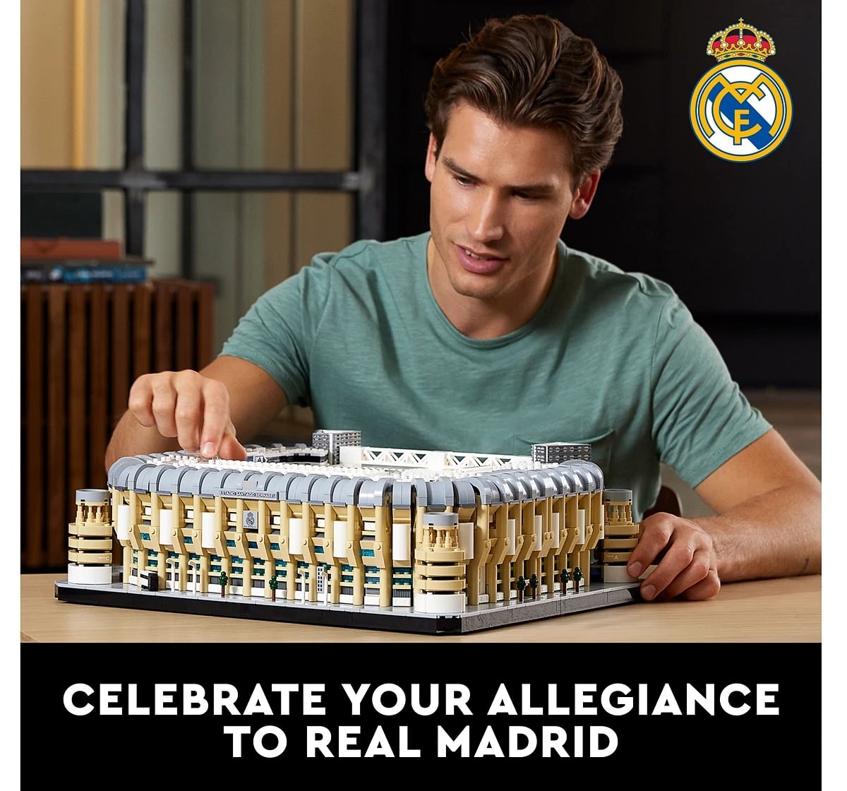 LEGO Real Madrid – Santiago Bernabéu Stadium 10299 Building Kit (5,876  Pieces) : : Toys & Games