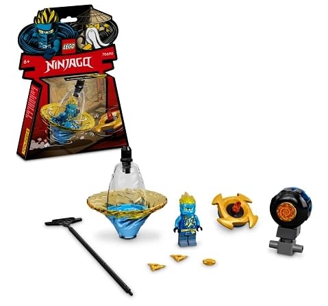 Lego NINJAGO Jay’s Spinjitzu Ninja Training Spinning Toy Building Kit with NINJAGO Jay; Gifts for Kids Aged 6+ (25 Pieces)