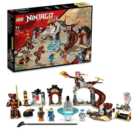 Lego NINJAGO Ninja Training Center Building Kit Featuring NINJAGO Zane and Jay, a Snake Figure and a Spinning Toy  Construction Toys for Kids Aged 7+ (524 Pieces)