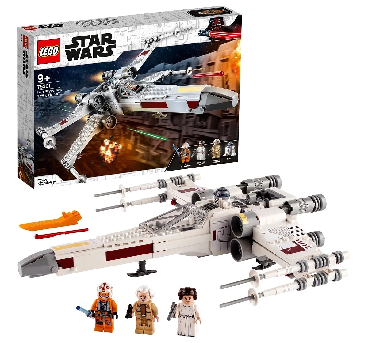 Lego Star Wars Luke Skywalkers X-Wing Fighter Awesome Toy Building Kit for Kids, (474 Pieces)