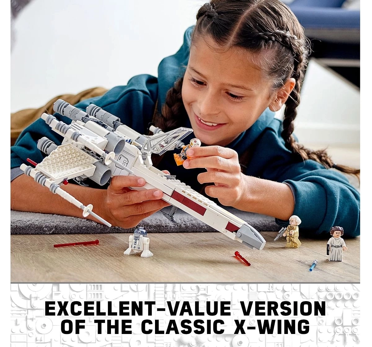 Lego Star Wars Luke Skywalkers X-Wing Fighter Awesome Toy Building Kit for Kids, (474 Pieces)