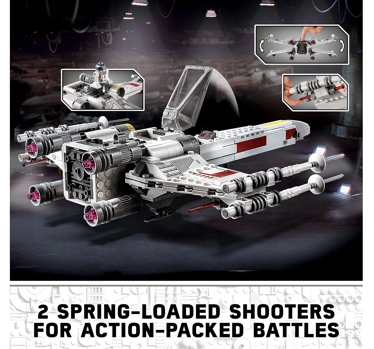 Lego Star Wars Luke Skywalkers X-Wing Fighter Awesome Toy Building Kit for Kids, (474 Pieces)