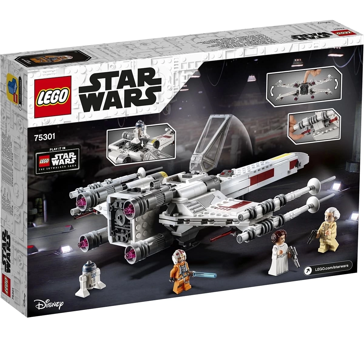 Lego Star Wars Luke Skywalkers X-Wing Fighter Awesome Toy Building Kit for Kids, (474 Pieces)