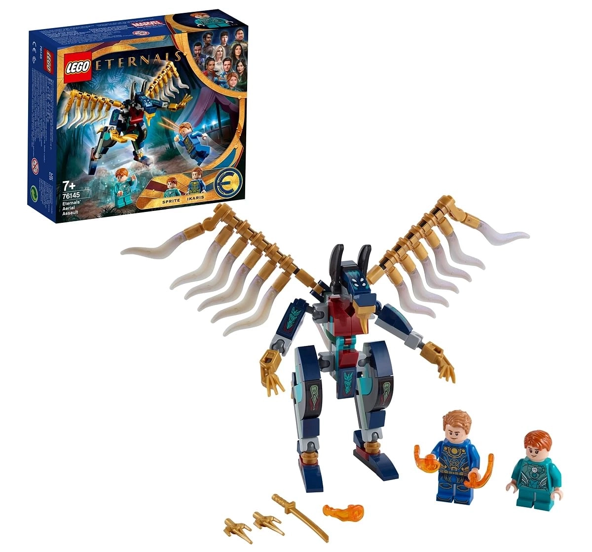 Lego Marvel Eternals Aerial Assault Building Kit (133 Pieces)