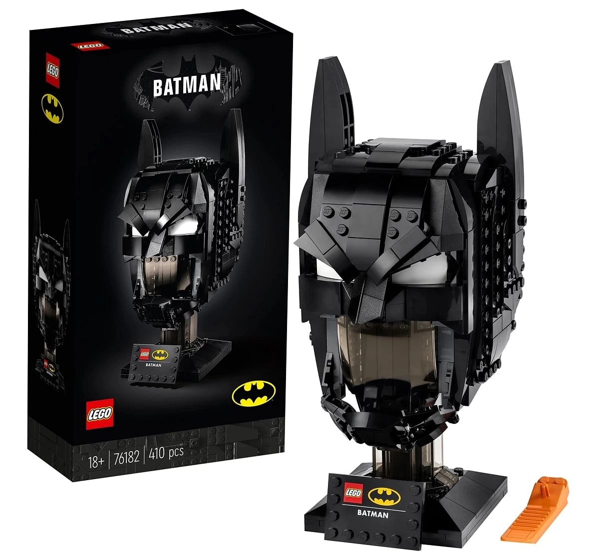 DC Batman Cowl Collectible Building Kit by LEGO for Adults (410 Pieces)