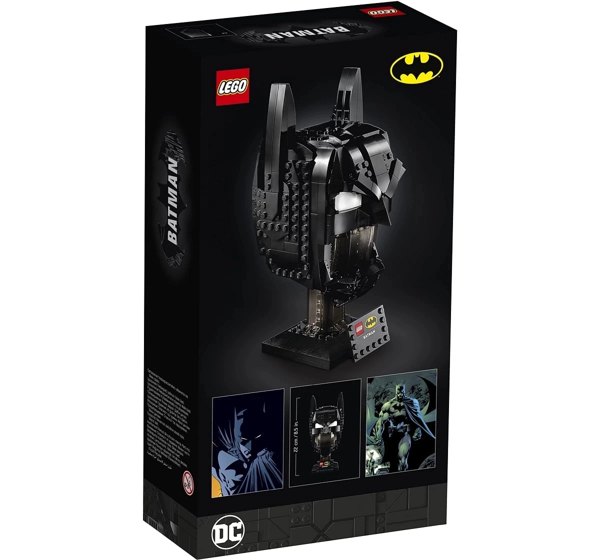 DC Batman Cowl Collectible Building Kit by LEGO for Adults (410 Pieces)