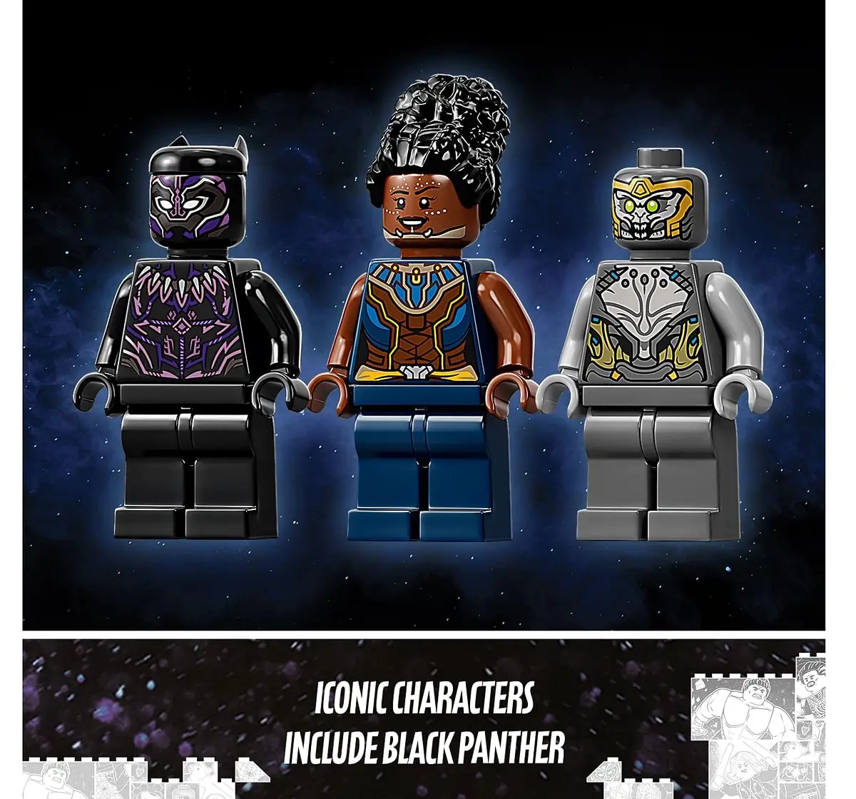 LEGO Marvel Black Panther Dragon Flyer Building Kit Toy; Create The Final Battle Scene from Avengers: Endgame (202 Pieces)