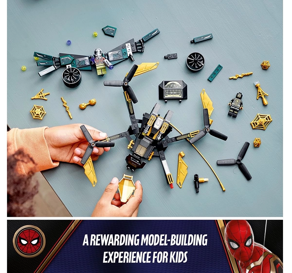 Lego Marvel Spider-Mans Drone Duel Building Kit (198 Pieces)