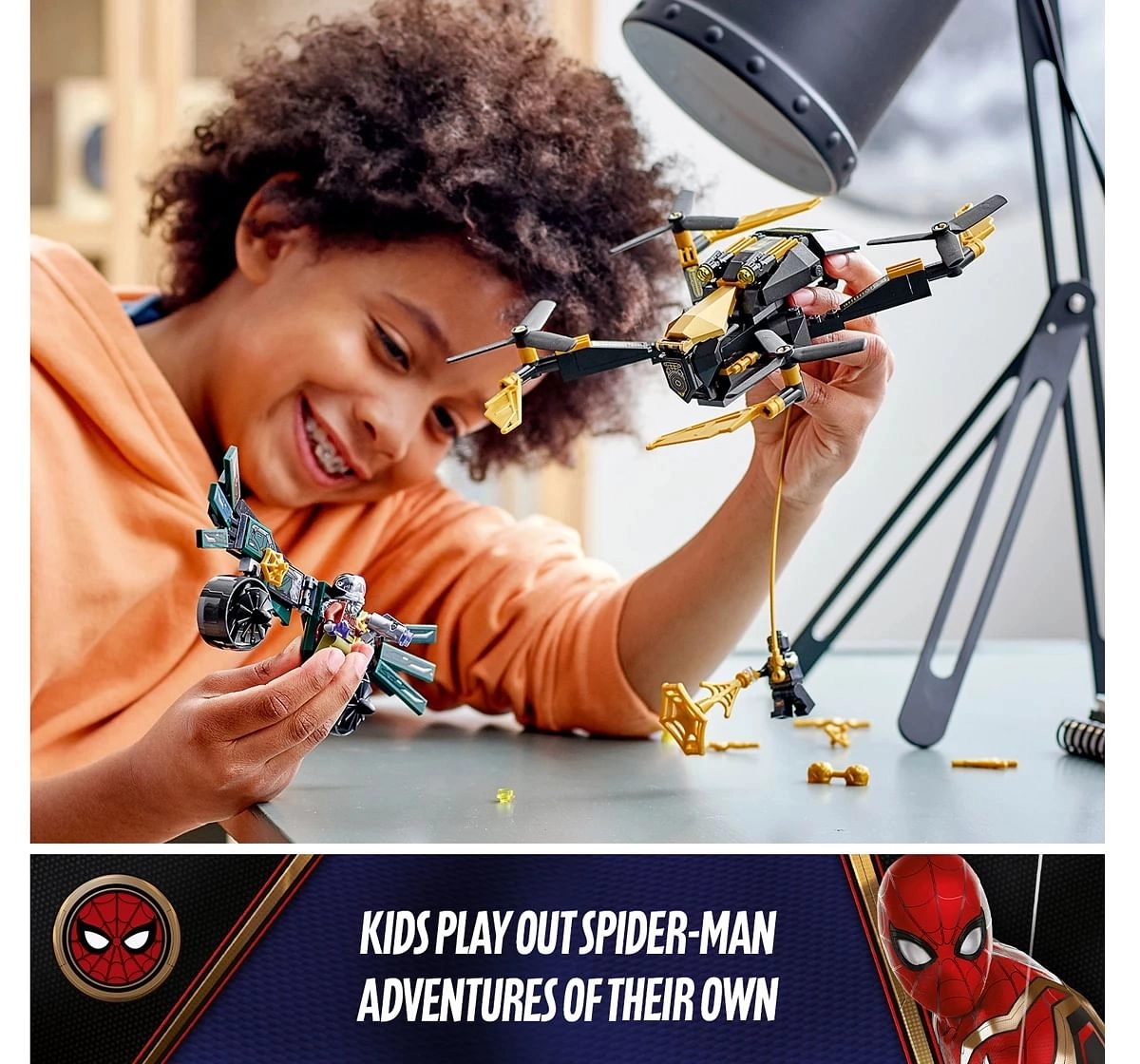 Lego Marvel Spider-Mans Drone Duel Building Kit (198 Pieces)