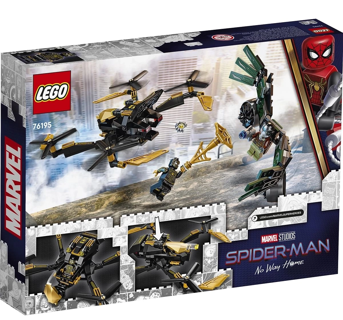 Lego Marvel Spider-Mans Drone Duel Building Kit (198 Pieces)