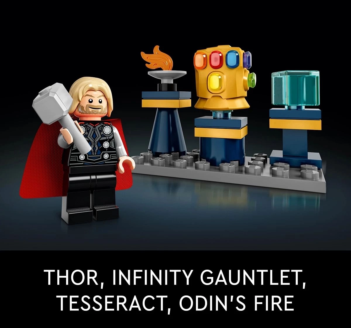 Marvel Thors Hammer Building Kit by Lego for Adults (979 Pieces)