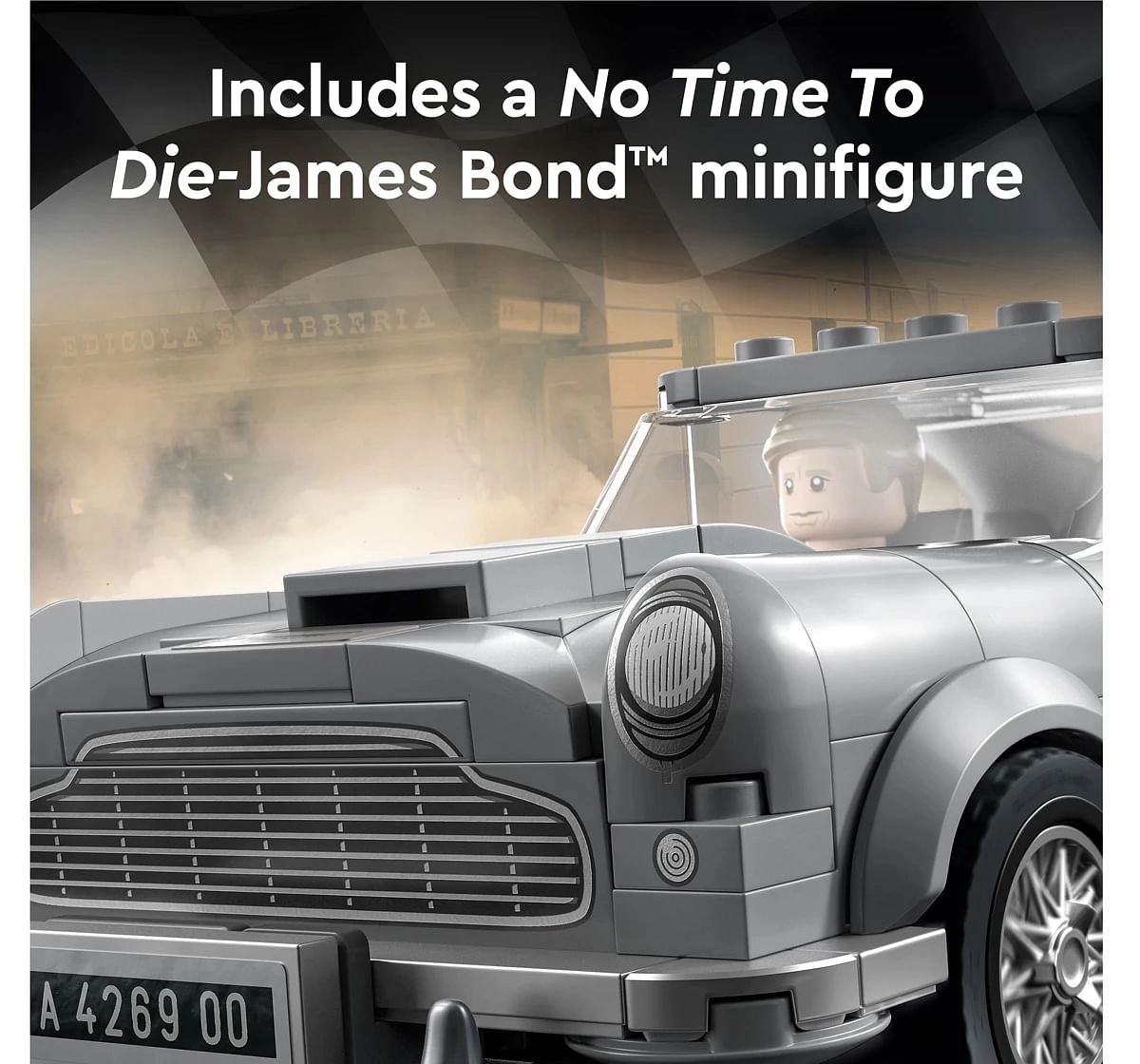 Lego Speed Champions 007 Aston Martin DB5 Building Toy Set Featuring James Bond for Kids, Boys and Girls Ages 8+ (298 Pieces)