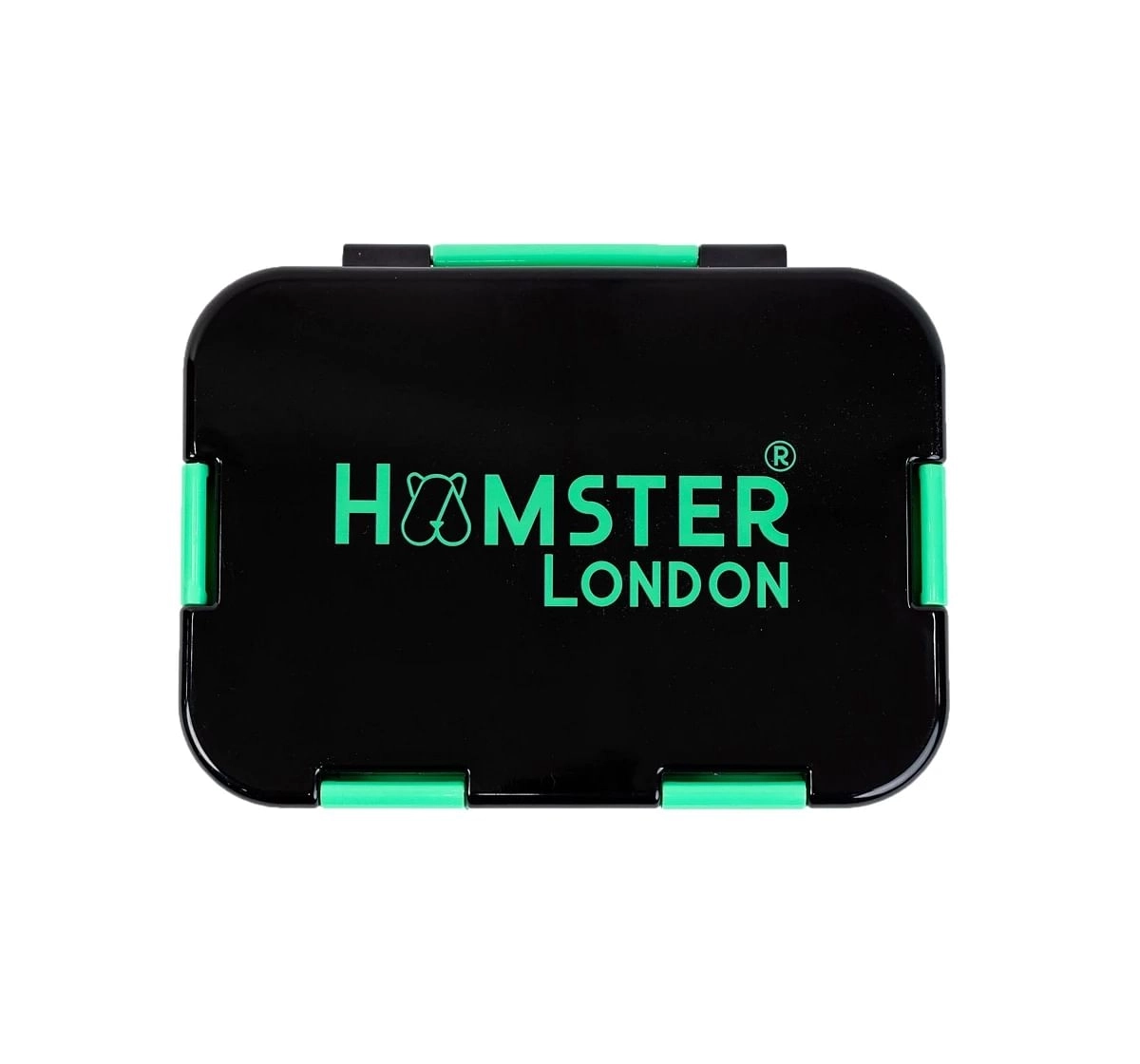 Hamster London Bento Box, Lunch Box For Kids, Black 3Y+