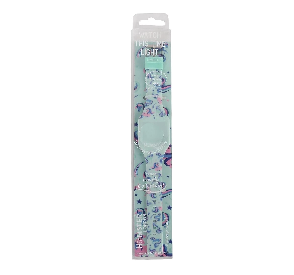 Hamster London Digital Watch Unicorn Aqua 3Y+