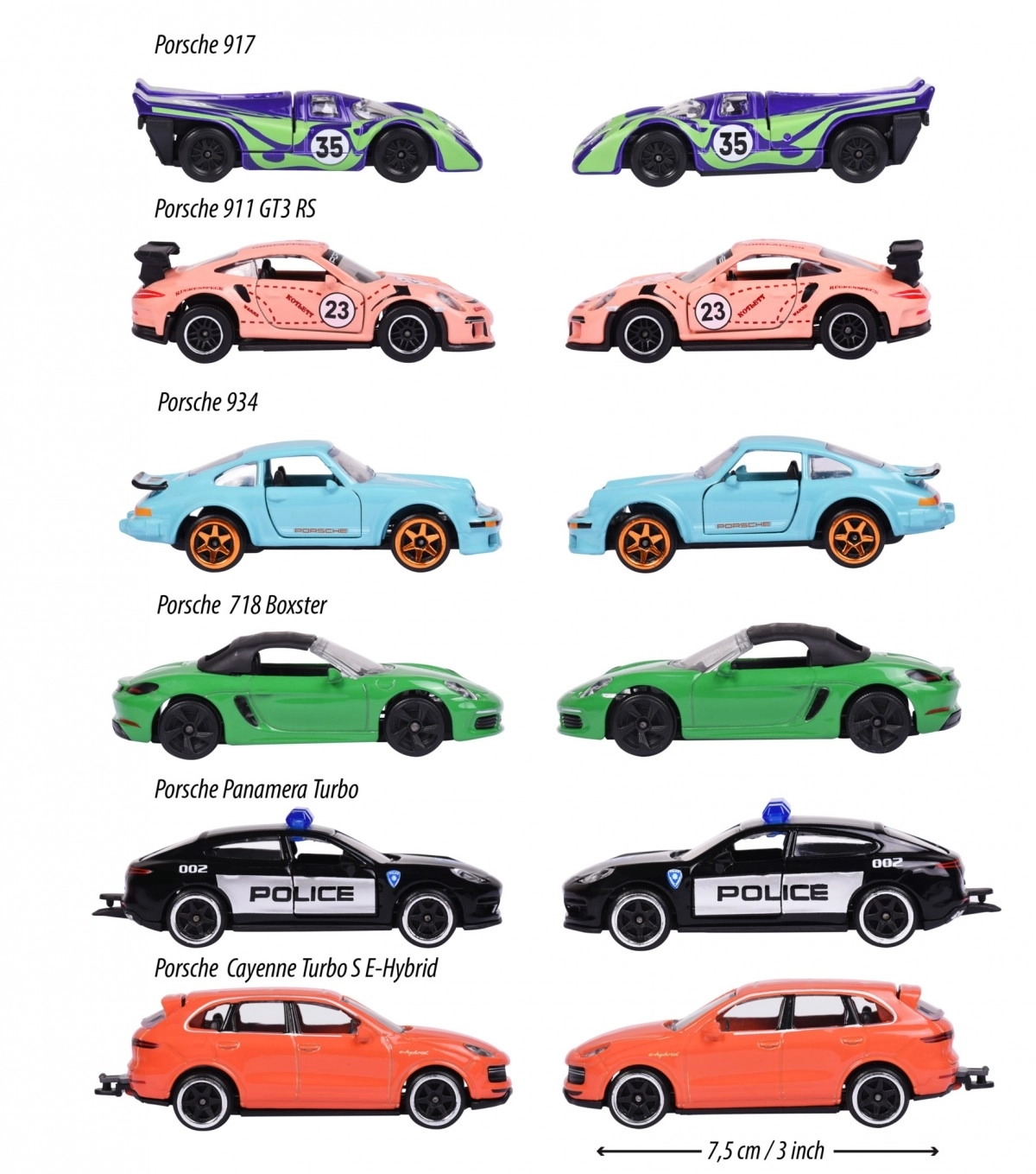Majorette Porsche Premium Cars 6  Multicolour 3Y+, Assorted