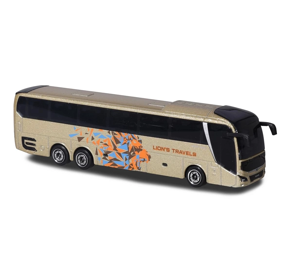 Showcast Classic New York City Central Station White Passenger Bus - 6" Diecast Model With Pullback Action