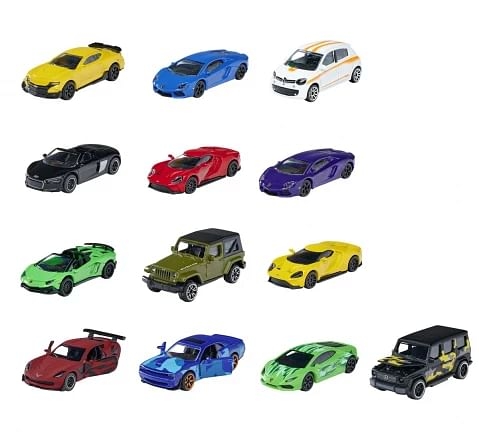 Majorette Giftpack 9+4 Limited Edition 8, Diecast Vehicle, Collectible Model For Kids, 3Y+