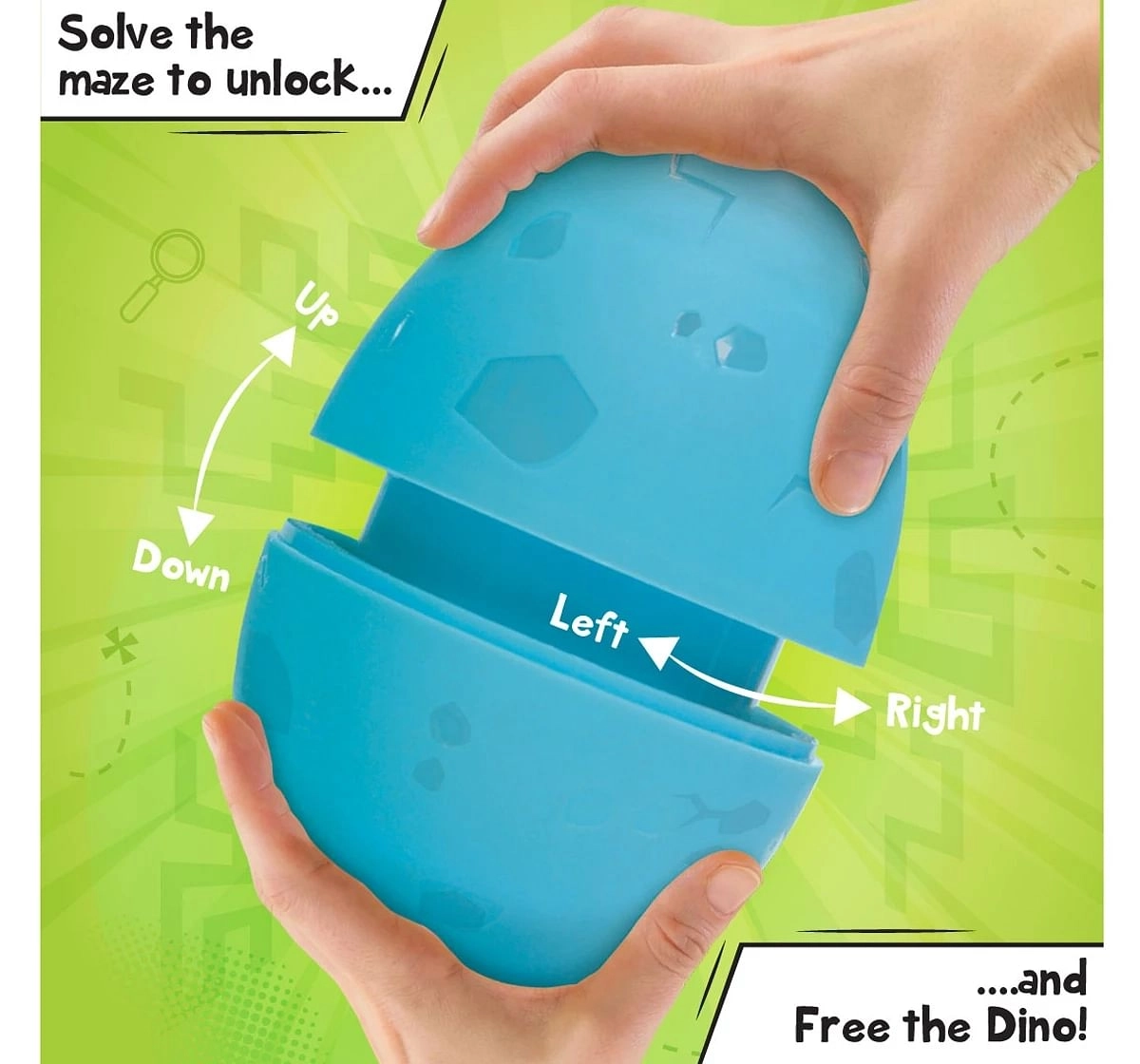 Imagimake Mapology: Dino Quest, 3D Puzzles For Kids, Blue, 5Y+