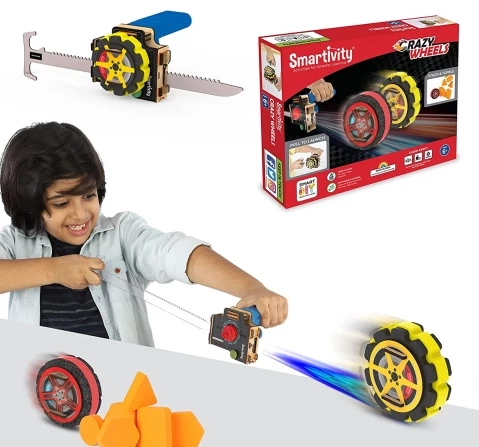 Smartivity Electricity Kit DIY, Science Project Kit, STEM DIY Fun Robotic Toy for Kids 6-12yrs
