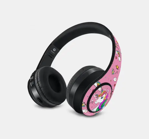 Macmerise Unicorn Decibel Headphones for Kids, Kids for 5Y+, Blue