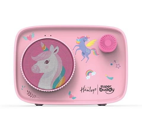 Super Buddy Curio Unicorn S11 Speaker with 900+ stories, rhymes & songs with Voice Recording, Bluetooth, Content Upgrade & up to 20+ hrs of playtime