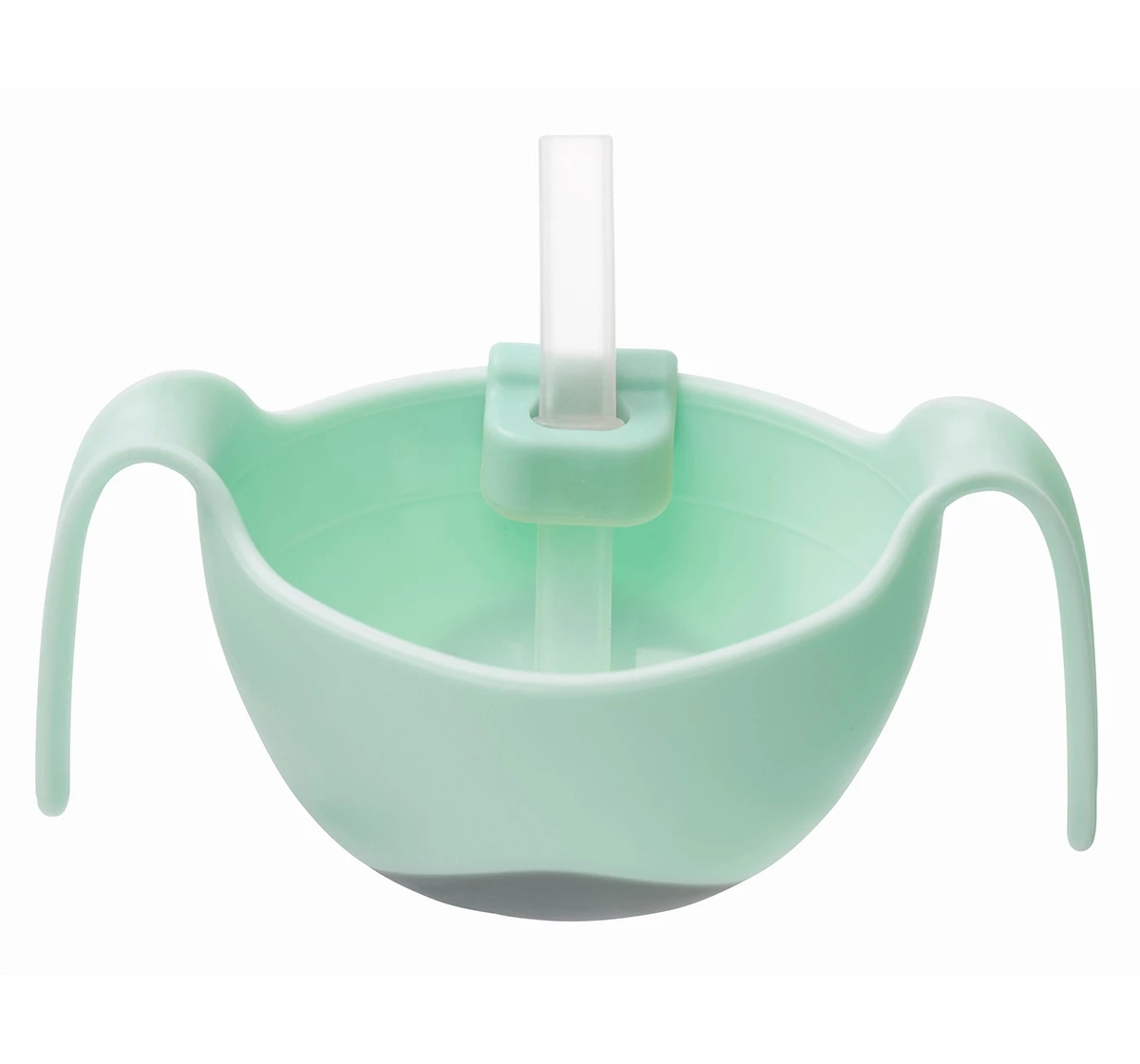 b.box Bowl & Straw Set Green 18M+