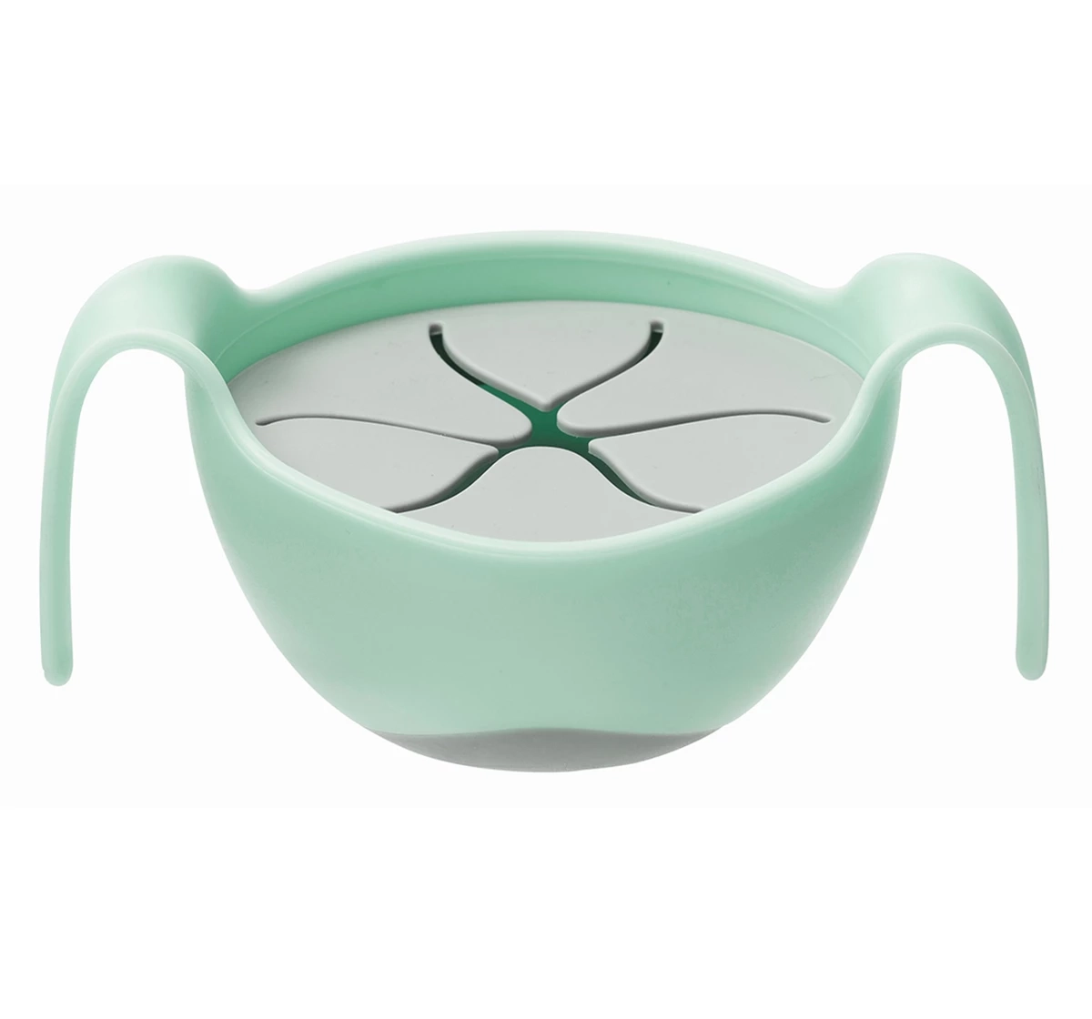 b.box Bowl & Straw Set Green 18M+