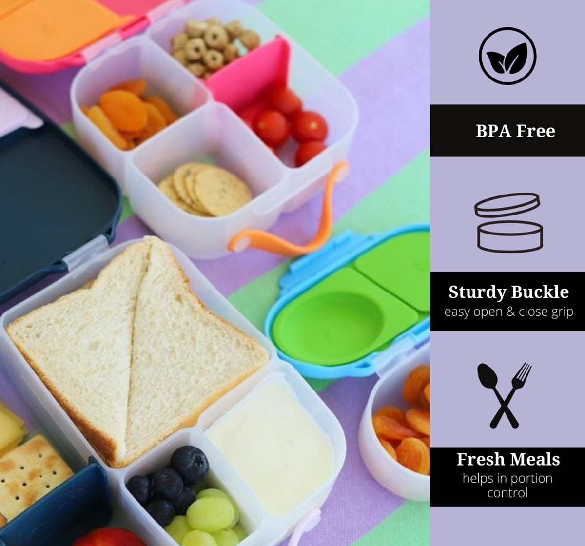 b.box Lunch Box Green 3Y+