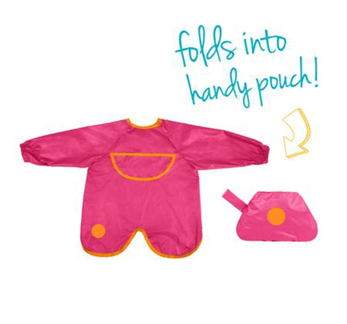 b.box Smock Bib Pink 18M+