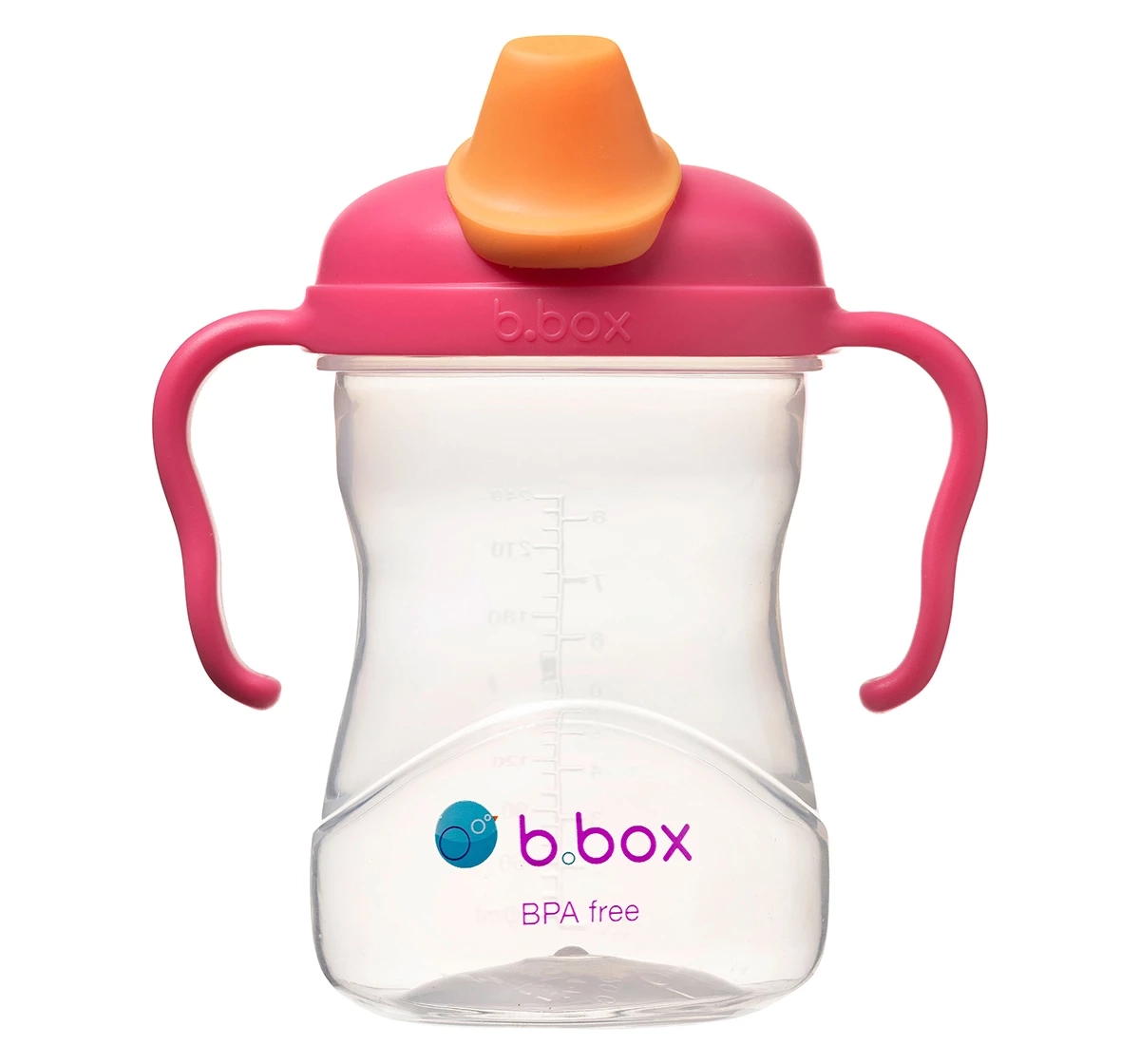 b.box Soft Spout Cup 240ml Pink 18M+