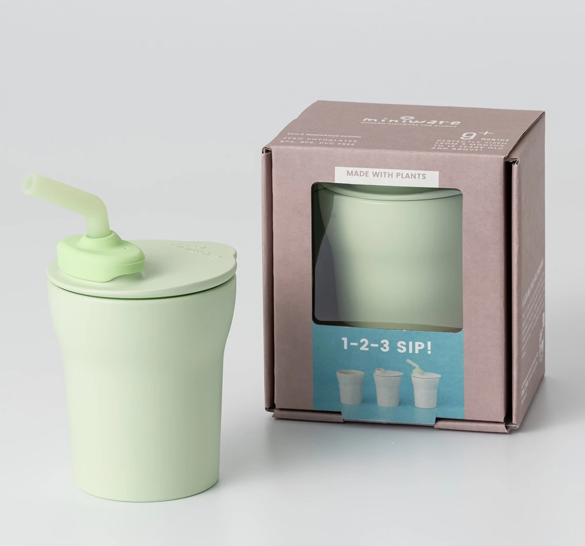 Miniware Sippy Cup Lime 18M+