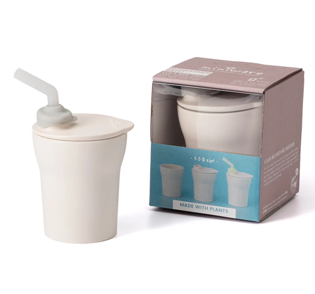 Miniware Sippy Cup Grey 18M+