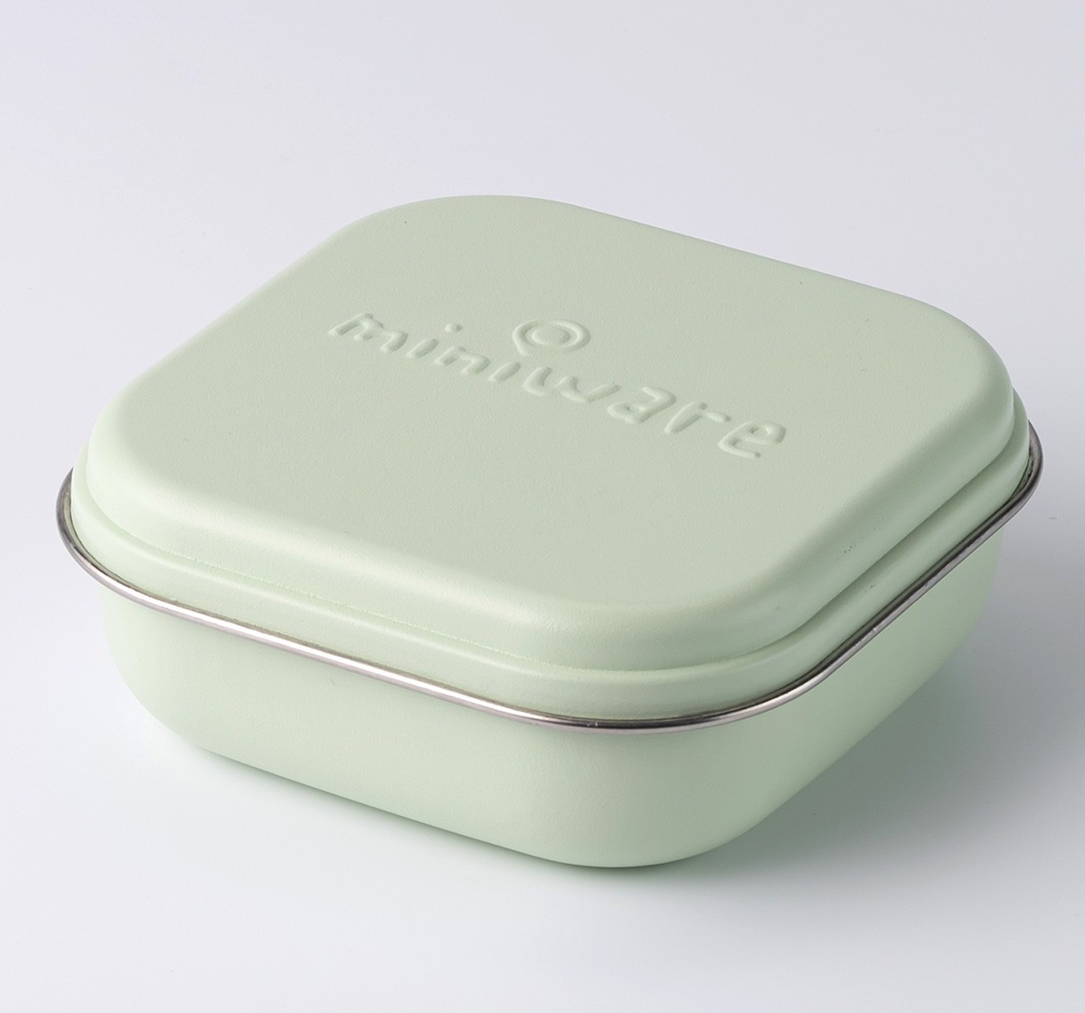 Miniware Grow Bento with 2 Silipods Lunch Box Lime 18M+