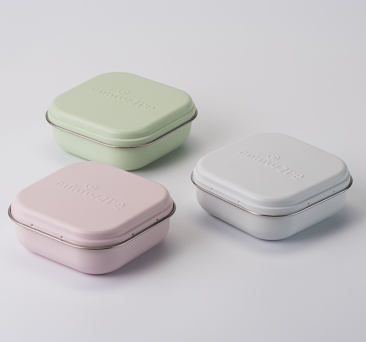 Miniware Grow Bento with 2 Silipods Lunch Box Lime 18M+